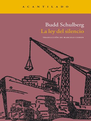 cover image of La ley del silencio